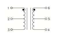 Schematic Drawing for R3532 and R3542 Video Isolation Transformers